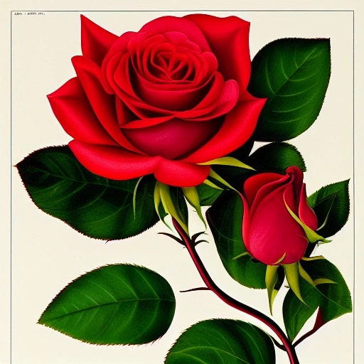 33372-499136953-line art of a red rose, botanical illustration.webp